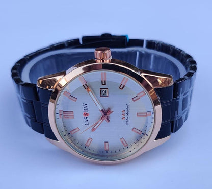 Men's analog casual watch